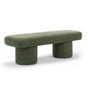 Nico 140cm Bench Seat | Moss Green gallery detail image