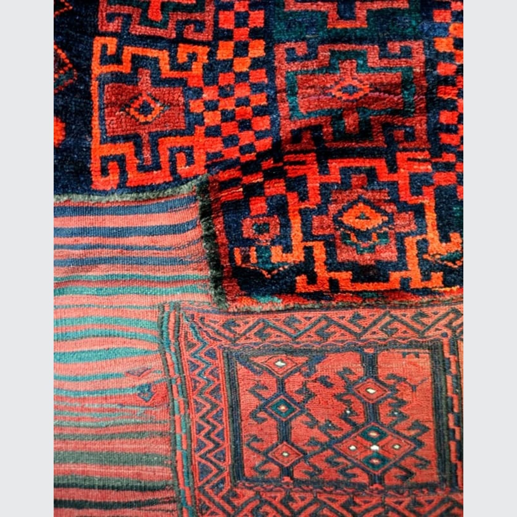 Bakhtiari Saddle Bag Rug 225x109cm gallery detail image