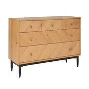 Monza 5 Drawer Wide Chest gallery detail image