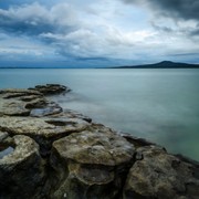 Storm Clouds Over Rangitoto - Ian Rushton gallery detail image