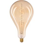 PS160 Maxi Amber Coated Flexible Filament LED Globe gallery detail image