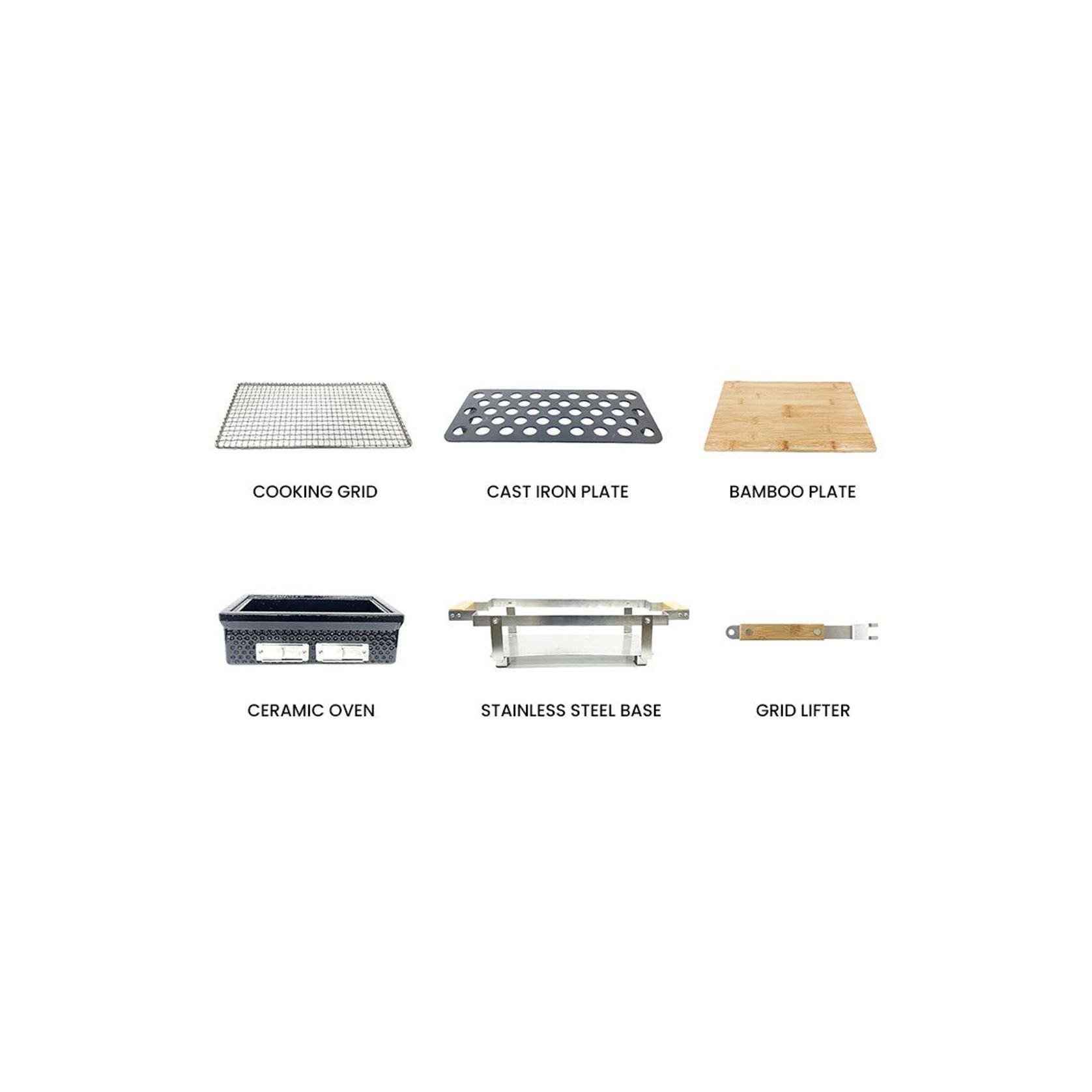 Hibachi Tabletop BBQ Grill- Rectangle gallery detail image