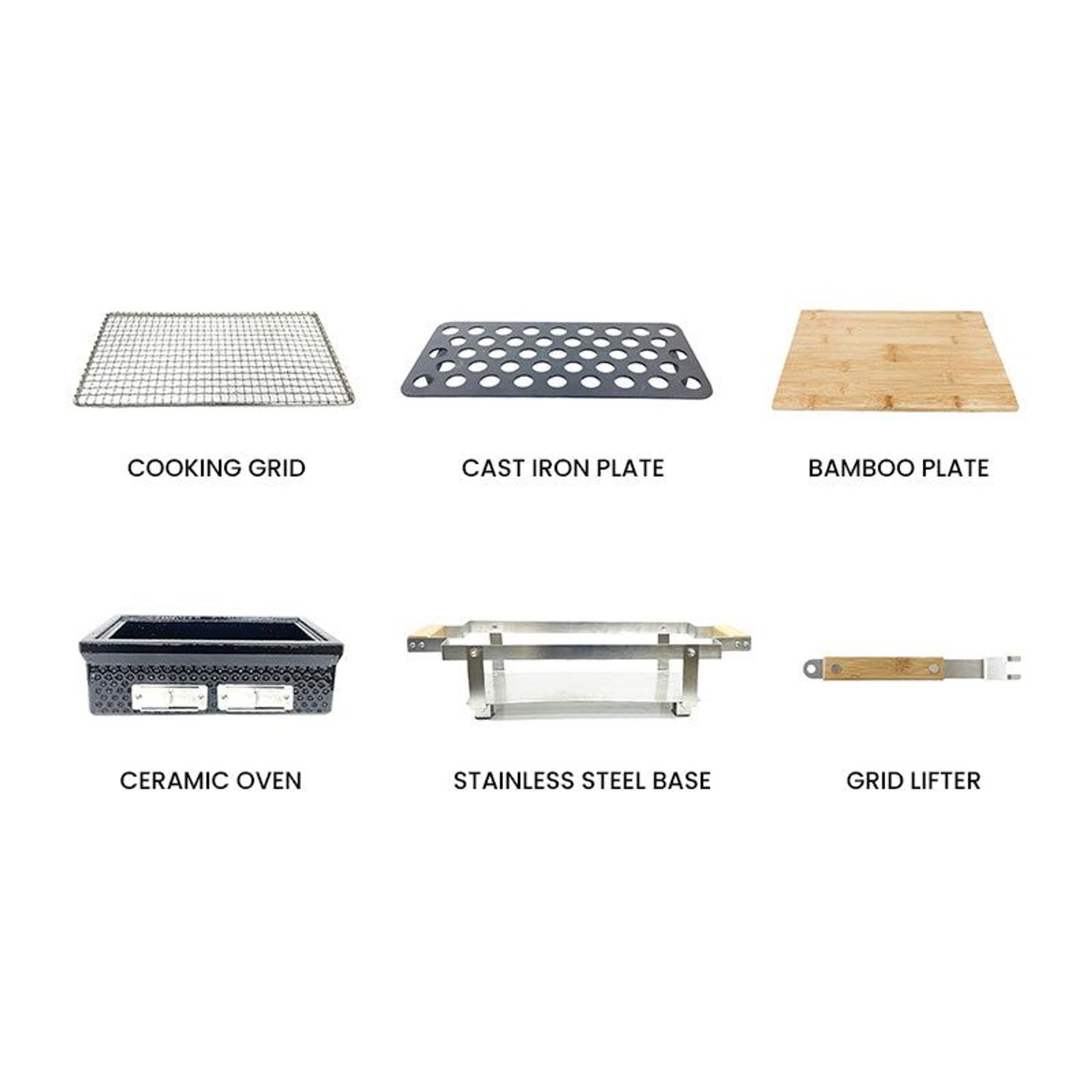 Hibachi Tabletop BBQ Grill- Rectangle gallery detail image