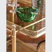 Neo Classical French Brass Drinks Bar Cart gallery detail image