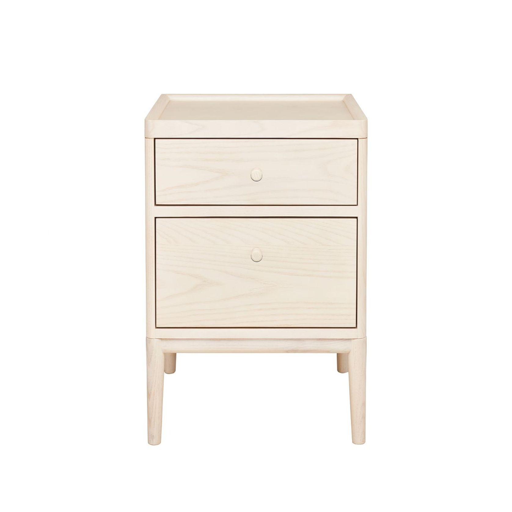 Salina Bedside Cabinet - Two Drawer gallery detail image