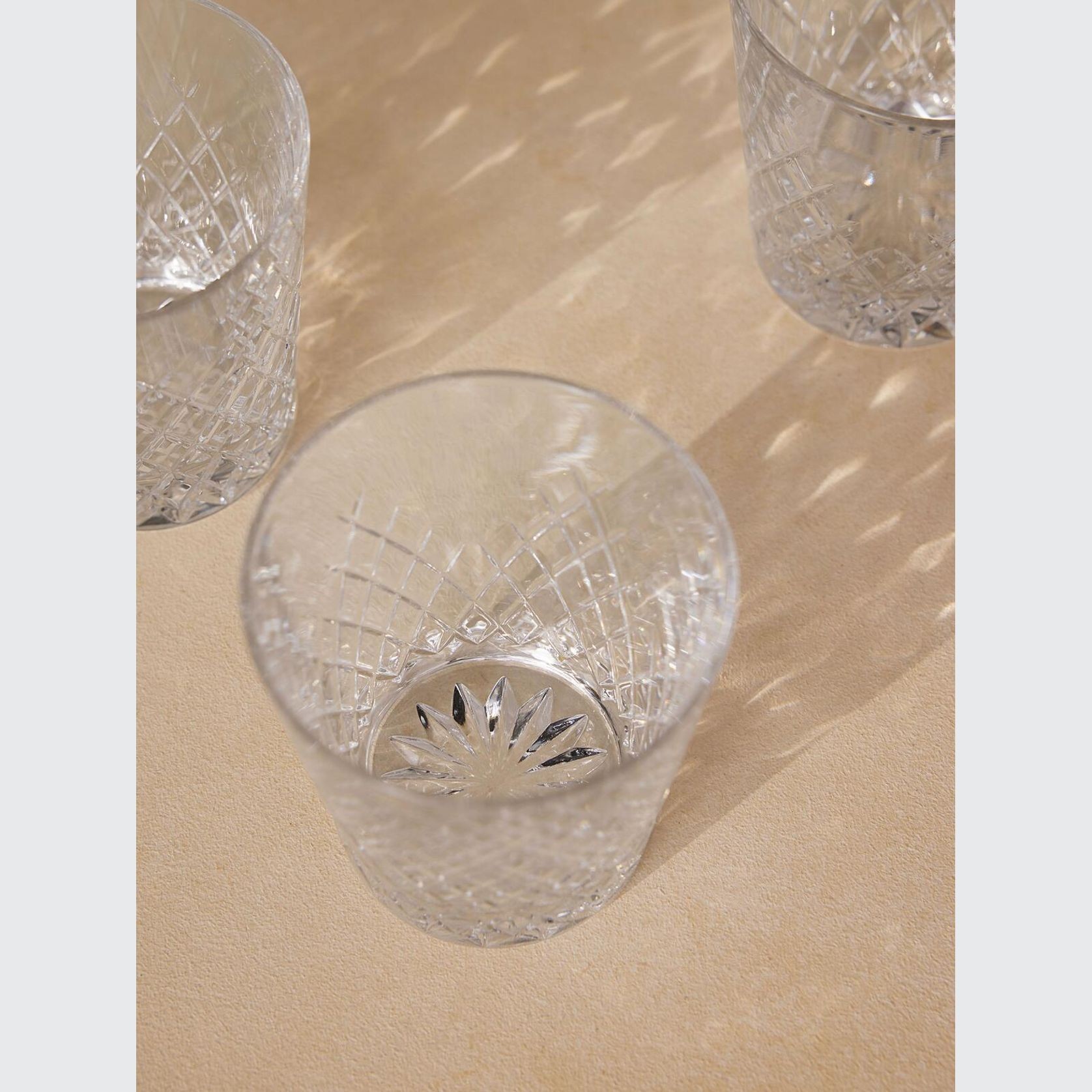 Soho Home | Barwell Cut Crystal Rocks Glass | Set 4 gallery detail image