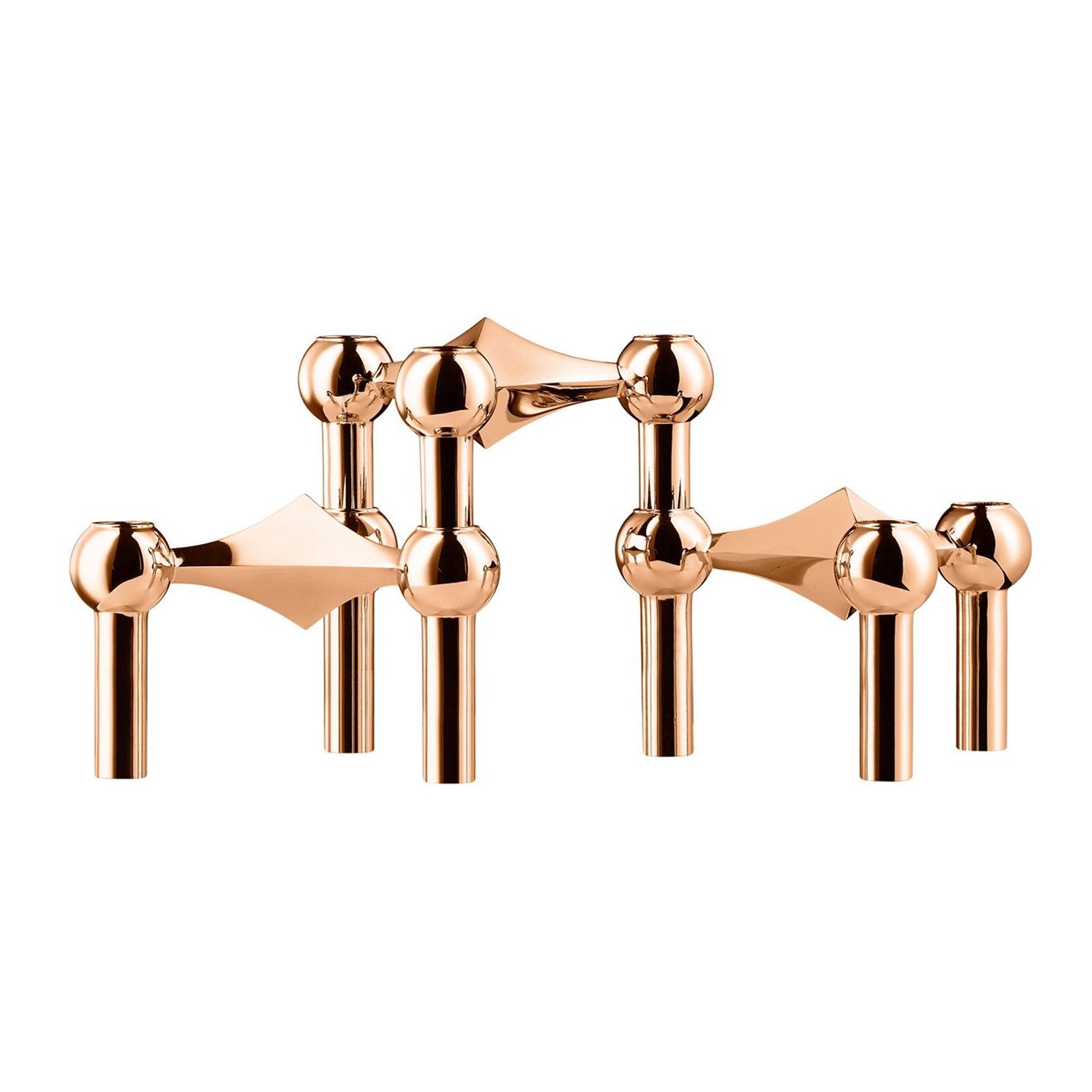 Stoff Nagel Candle Holders – Rose Gold 3 Pack gallery detail image