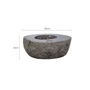 Boulder Outdoor Lpg Gas Fire Pit Table gallery detail image