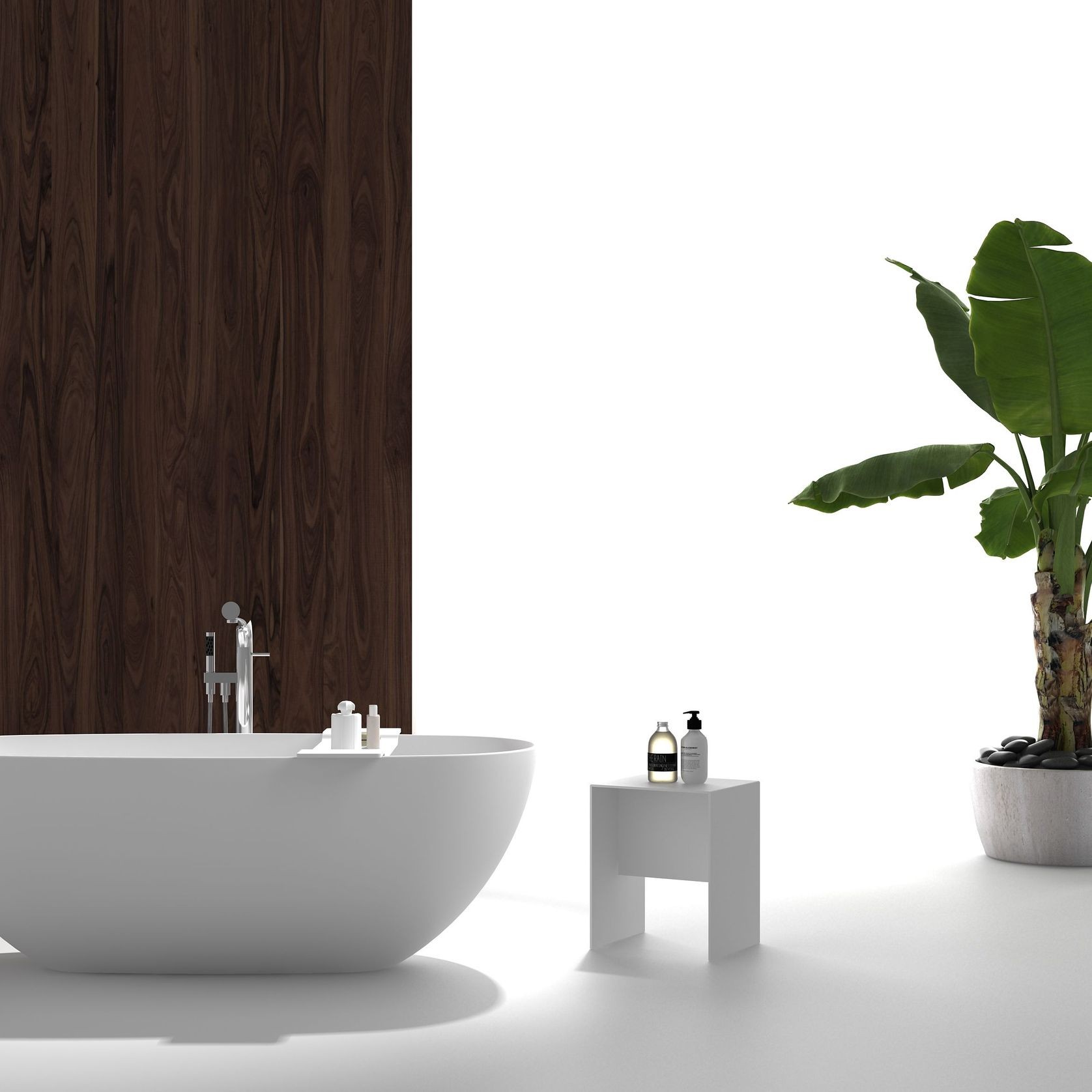 G65134 1600mm Oval Freestanding Stone Bath gallery detail image