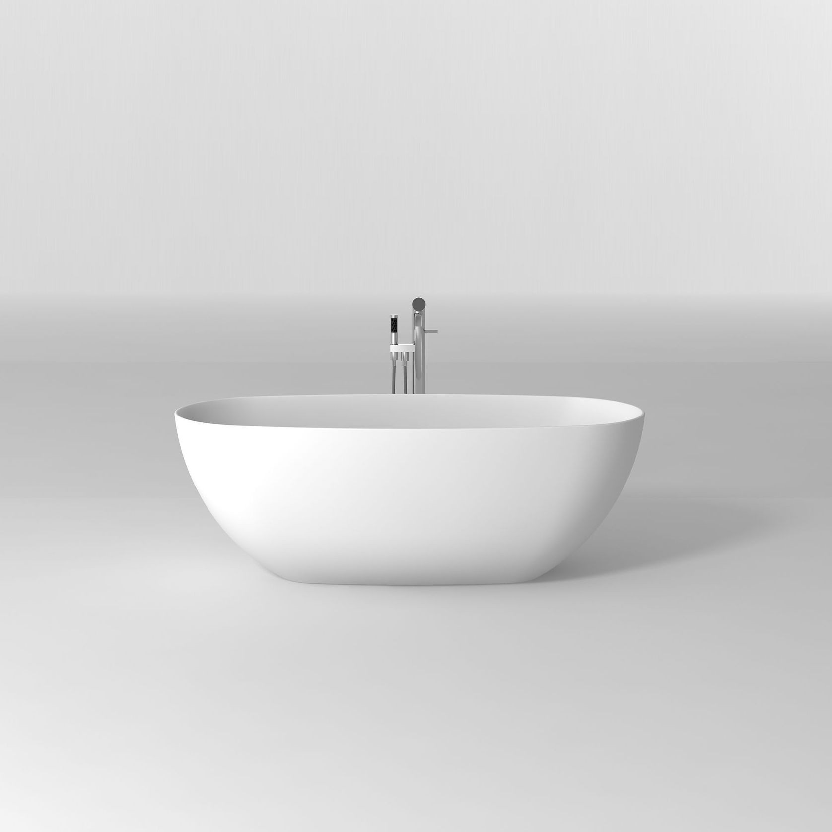 G65134 1600mm Oval Freestanding Stone Bath gallery detail image