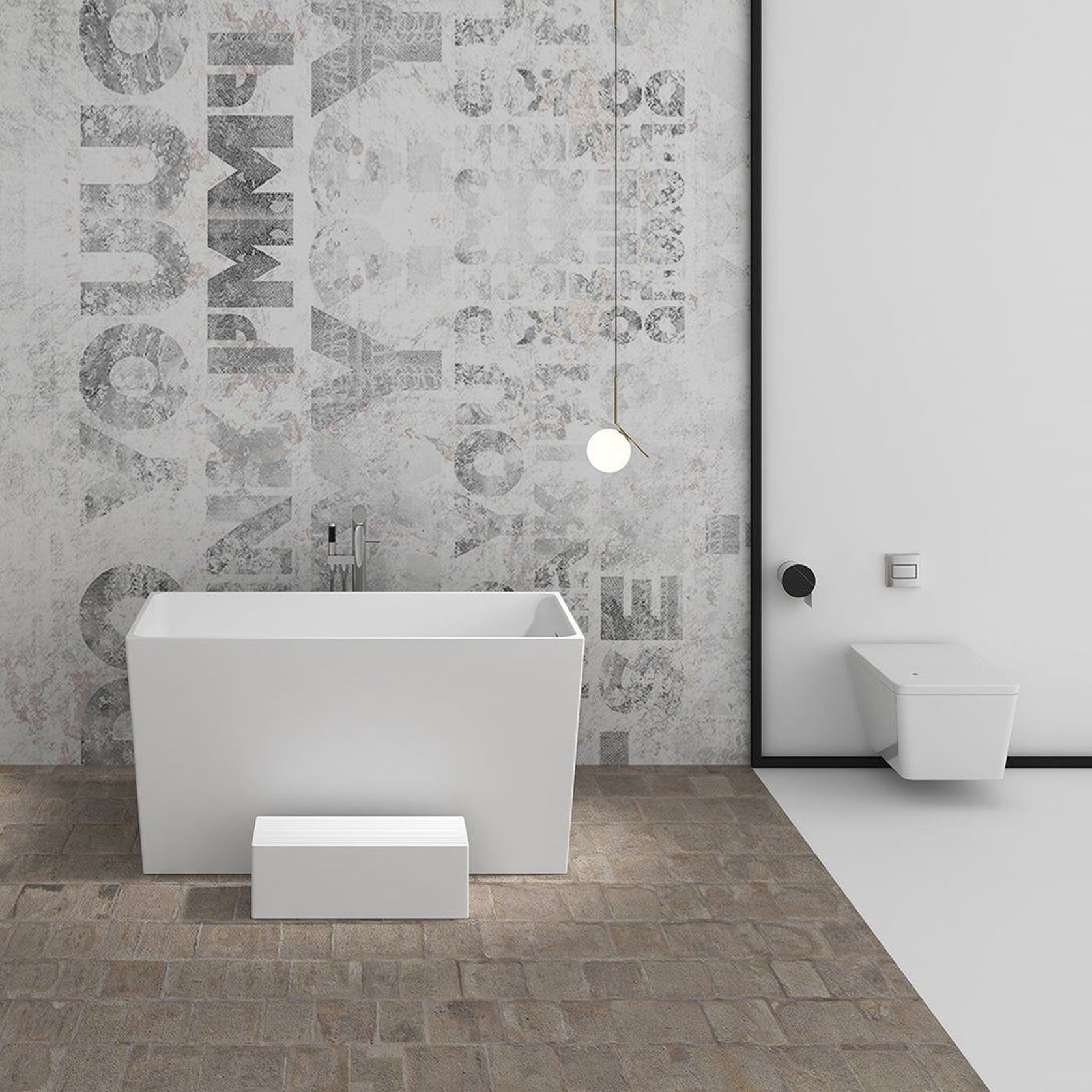 Gia Rectangle Japanese Soak Tub - 1350mm - G65198 gallery detail image