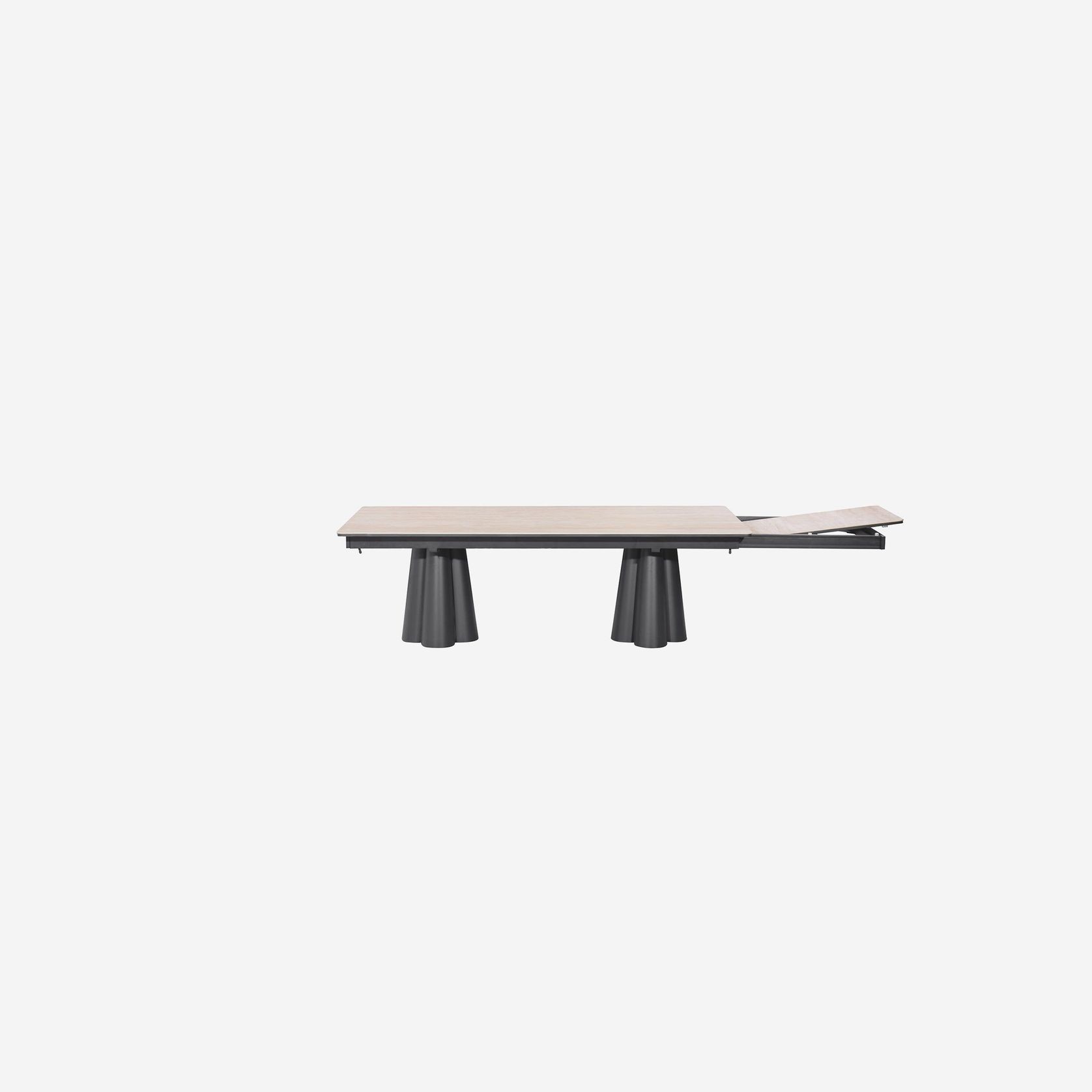 Kelsey Extendable Outdoor Dining Table - Charcoal gallery detail image