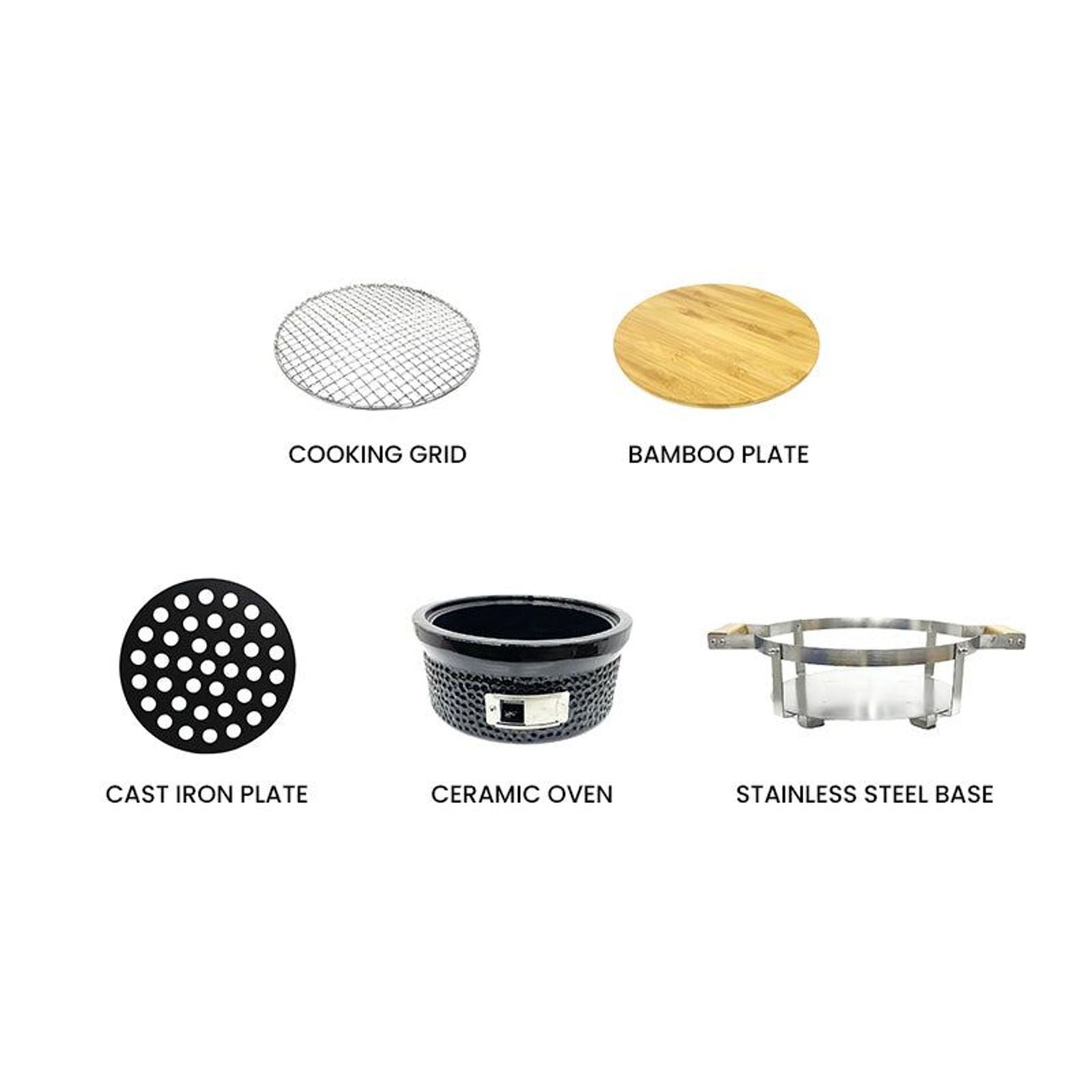 Hibachi Tabletop BBQ Grill Grill- Round gallery detail image