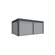 Retractable Shade Manual Blind For Tasman Wall Mounted Pergola gallery detail image