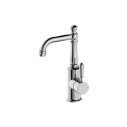 York Basin Mixer With Metal Lever Chrome gallery detail image