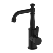 York Basin Mixer With Metal Lever Matte Black gallery detail image