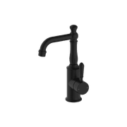York Basin Mixer With Metal Lever Matte Black gallery detail image