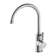 York Kitchen Mixer Gooseneck Spout With Metal Lever Chrome gallery detail image