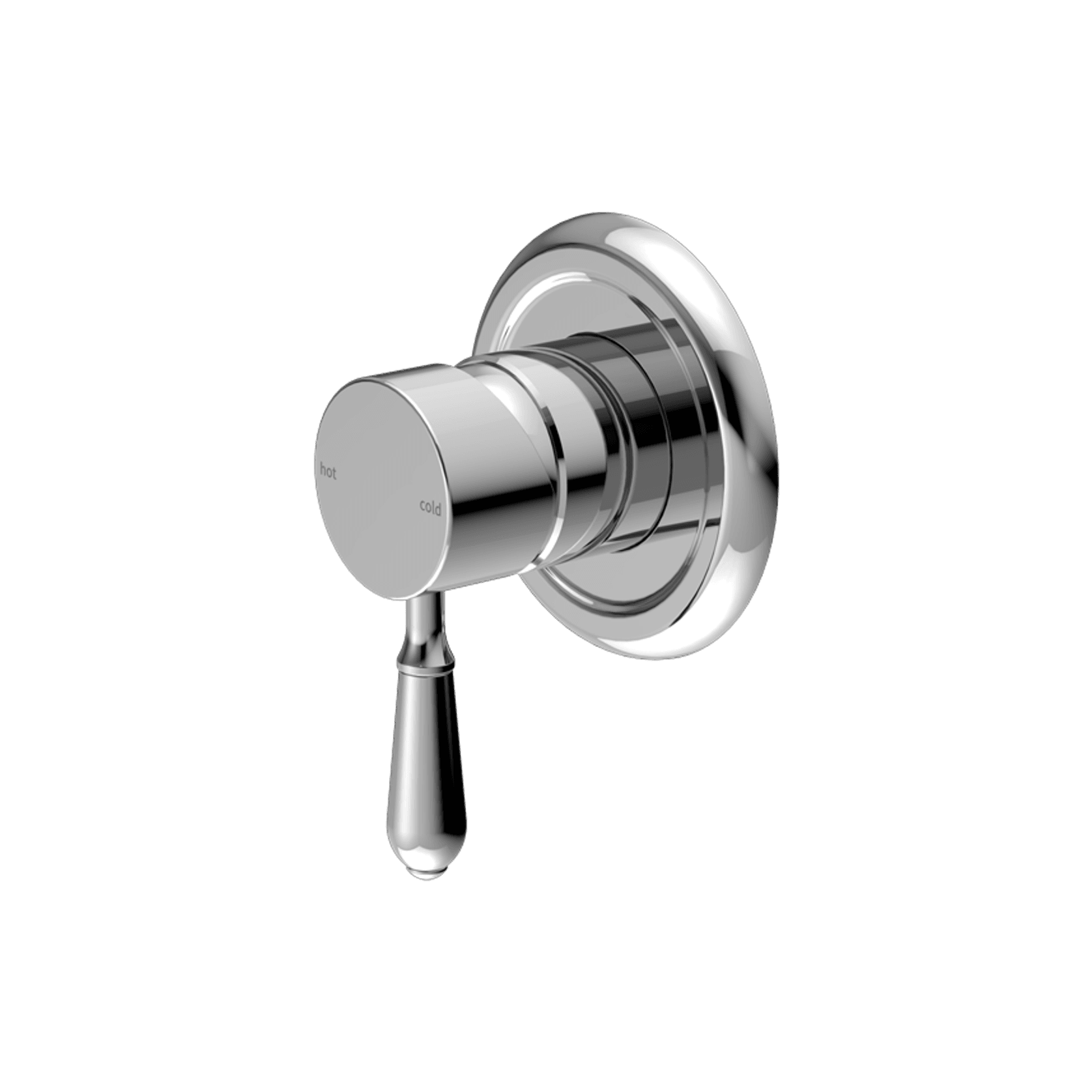 York Shower Mixer With Metal Lever Chrome gallery detail image