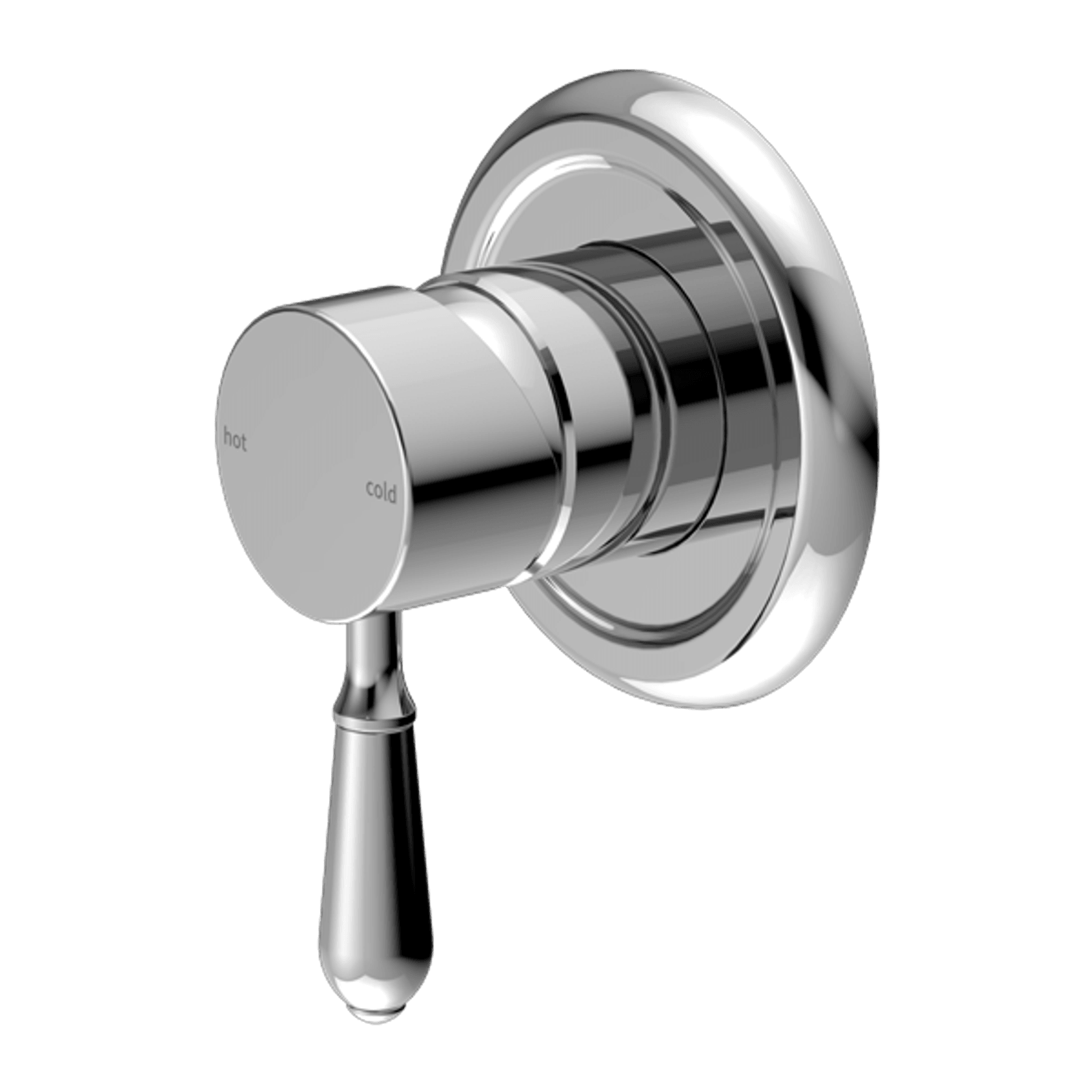 York Shower Mixer With Metal Lever Chrome gallery detail image