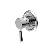 York Shower Mixer With Metal Lever Chrome gallery detail image