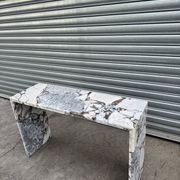 Waterfall Hallway Console - Milky Blue | Natural Stone Co. gallery detail image