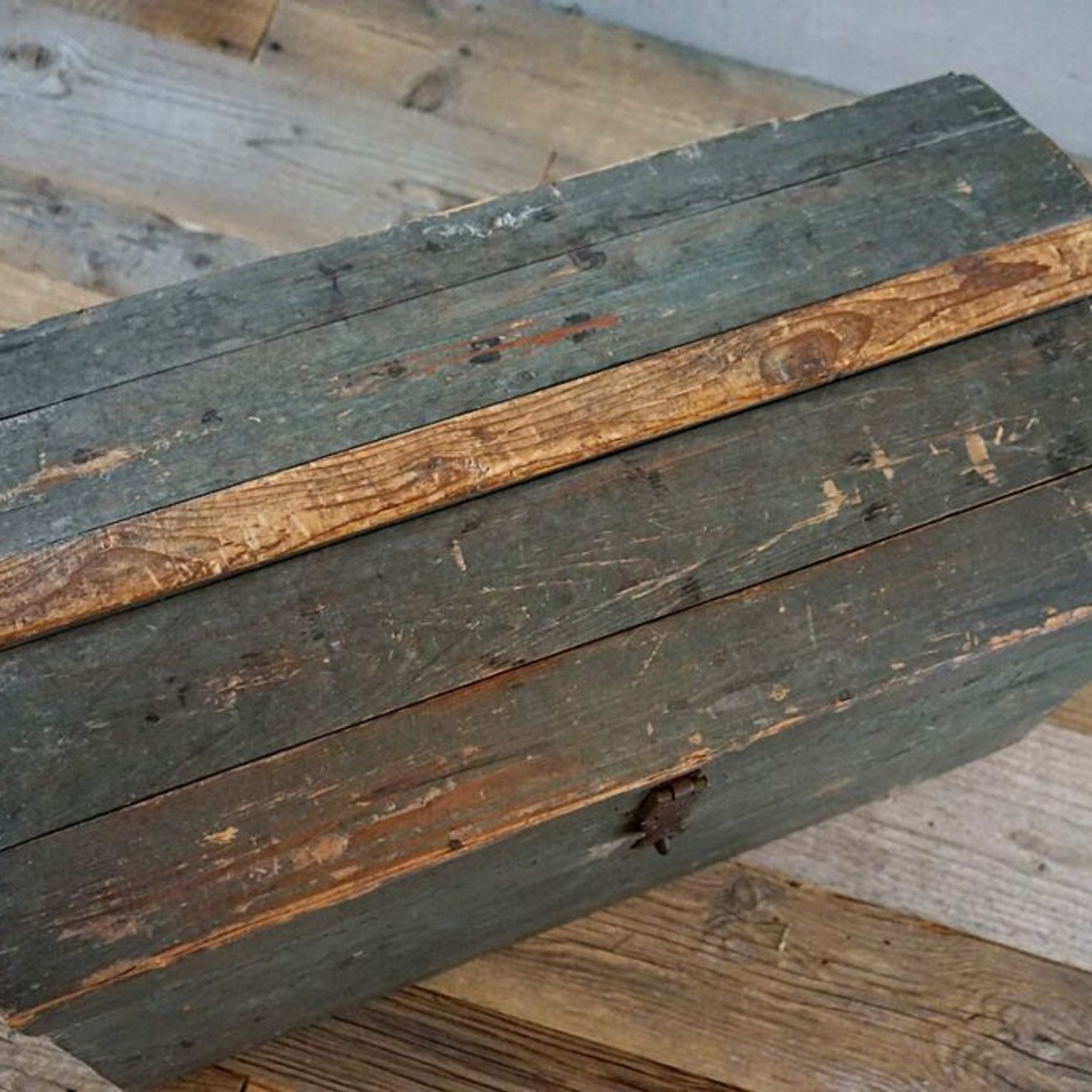 Antique French Painted Chest gallery detail image