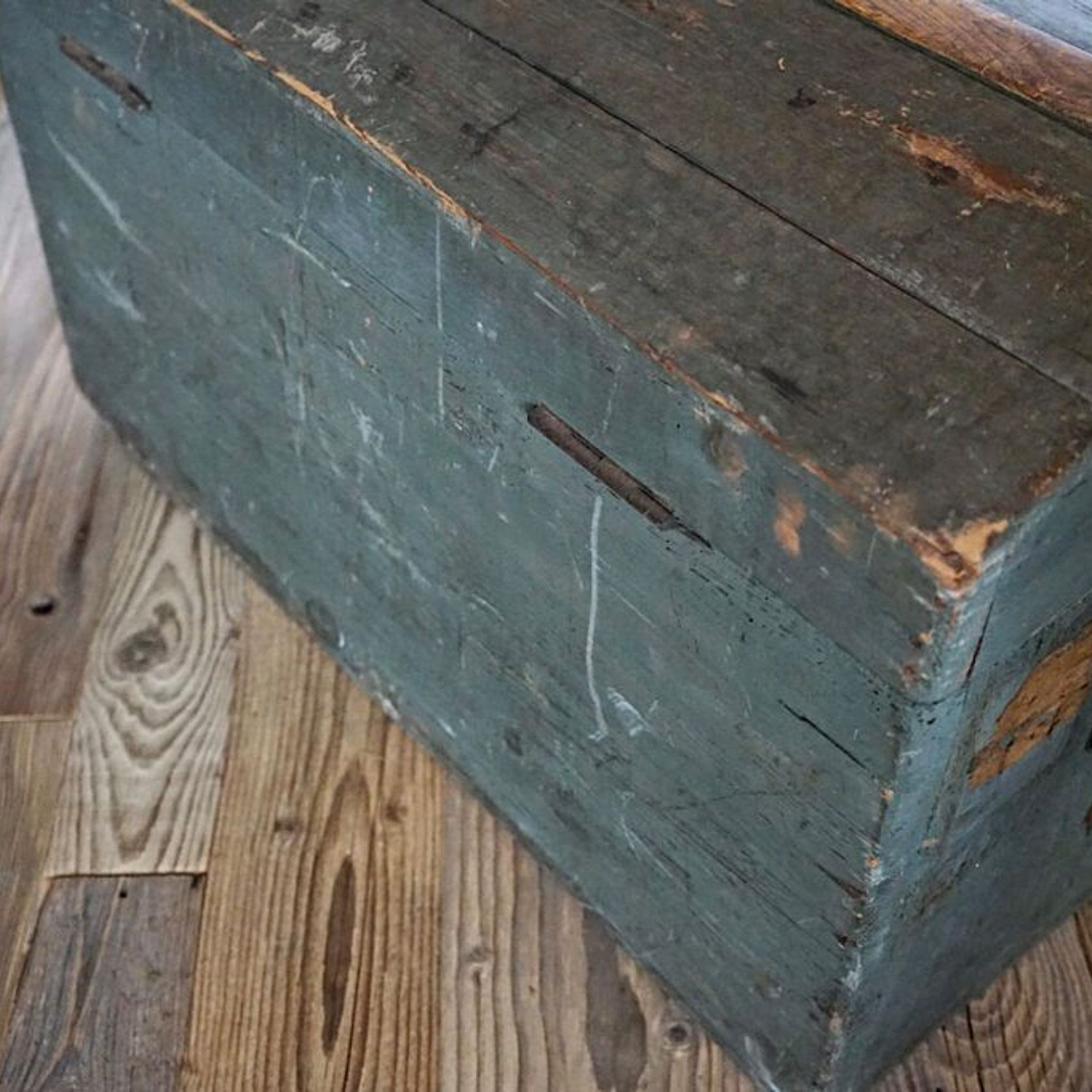 Antique French Painted Chest gallery detail image