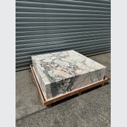Square Coffee Table - Milky Blue Marble | Natural Stone Co. gallery detail image