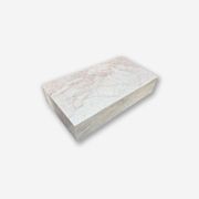 Block Coffee Table - Cream Rosa Marble - Large | Natural Stone Co. gallery detail image