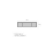 Sandpiper 2.0 Outdoor Sectional Left Arm Loveseat gallery detail image