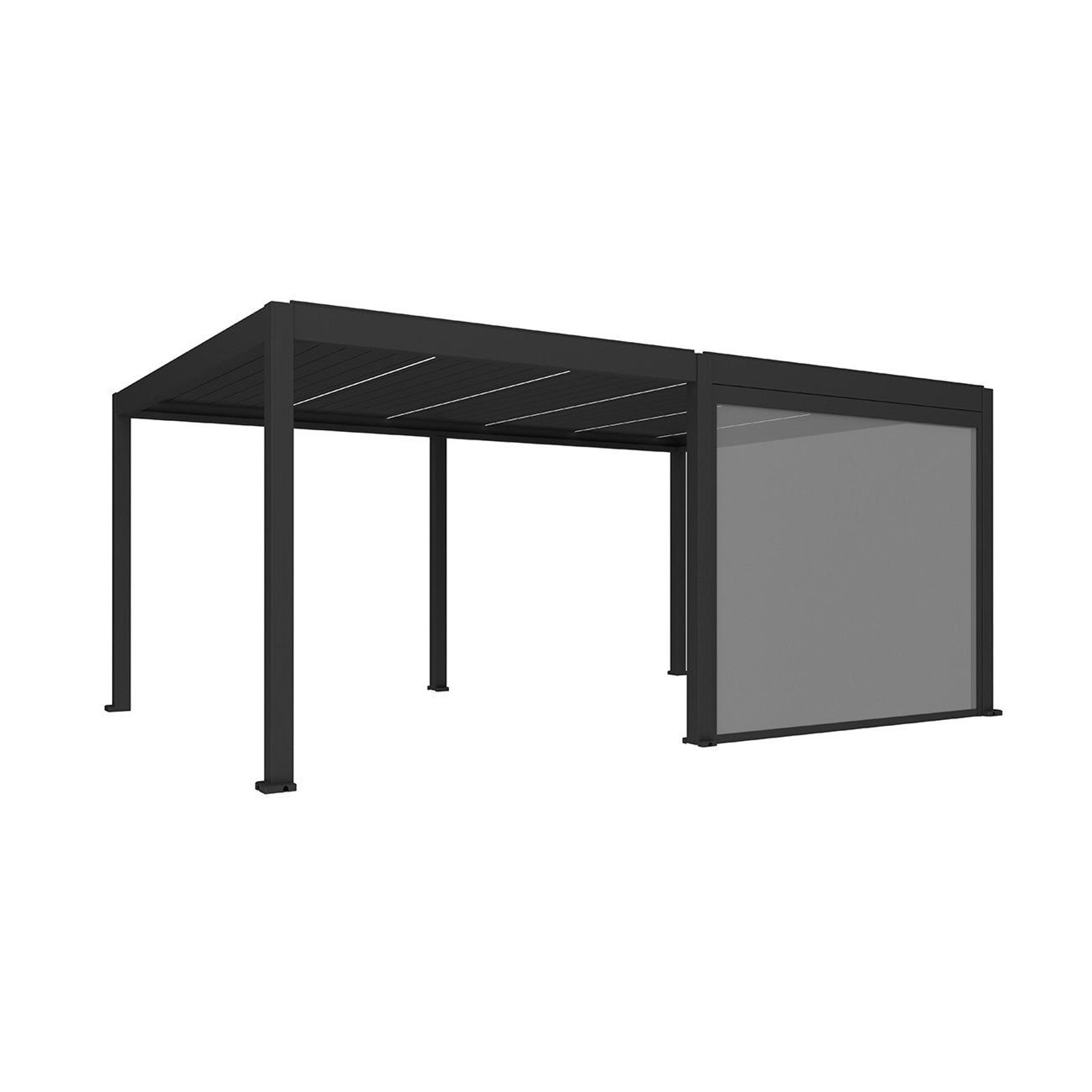 Retractable Shade Blind For Caribbean Wall Mounted Pergola 2.0 gallery detail image