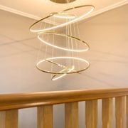 Halo Titanium Gold Suspension Light gallery detail image