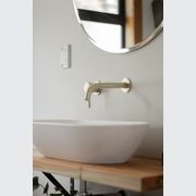 Oval Stone Basin Matte White Justina STB12 gallery detail image
