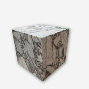 Cube Side Table - Milky Bleu Marble | Natural Stone Co. gallery detail image