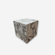 Cube Side Table - Milky Bleu Marble | Natural Stone Co. gallery detail image