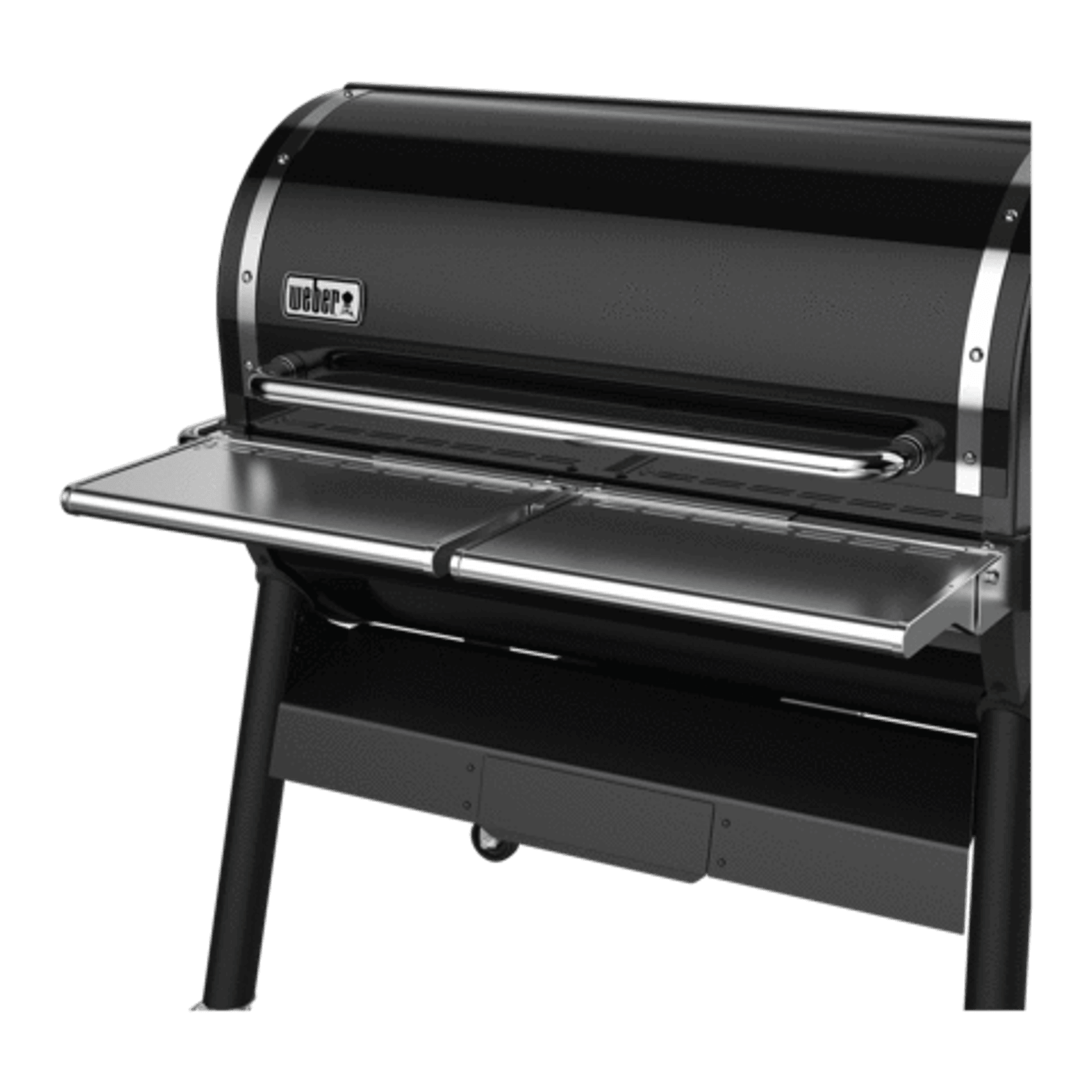 Stainless Steel Folding Front Shelf Built for SmokeFire EX6 gallery detail image