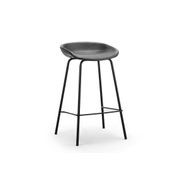 Brandon Vegan Leather Barstool | Set of 2 | Vintage Charcoal gallery detail image