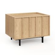 Linea 1 Drawer Bedside Table | Natural Oak gallery detail image