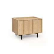 Linea 1 Drawer Bedside Table | Natural Oak gallery detail image