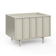 Linea 1 Drawer Bedside Table | Putty gallery detail image
