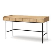 Linea 2 Drawer 140cm Desk Natural Oak | L3 Home gallery detail image
