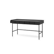 Linea 2 Drawer 140cm Desk Black Oak | L3 Home gallery detail image