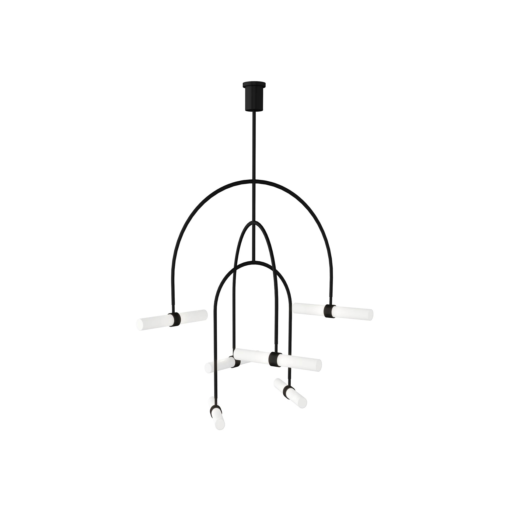 Calumn 6-Light Chandelier gallery detail image