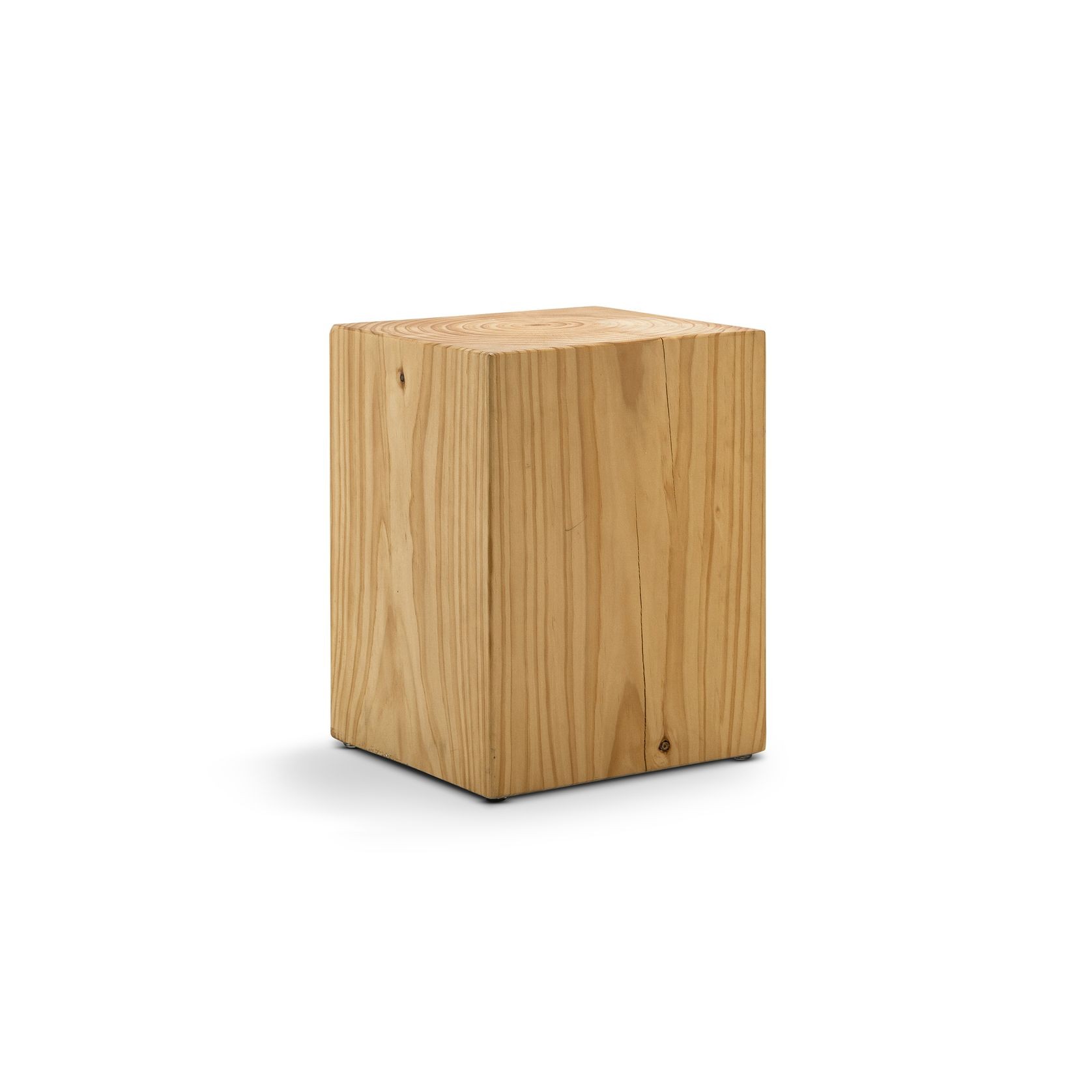 Blok Square Stump Stool | Natural gallery detail image