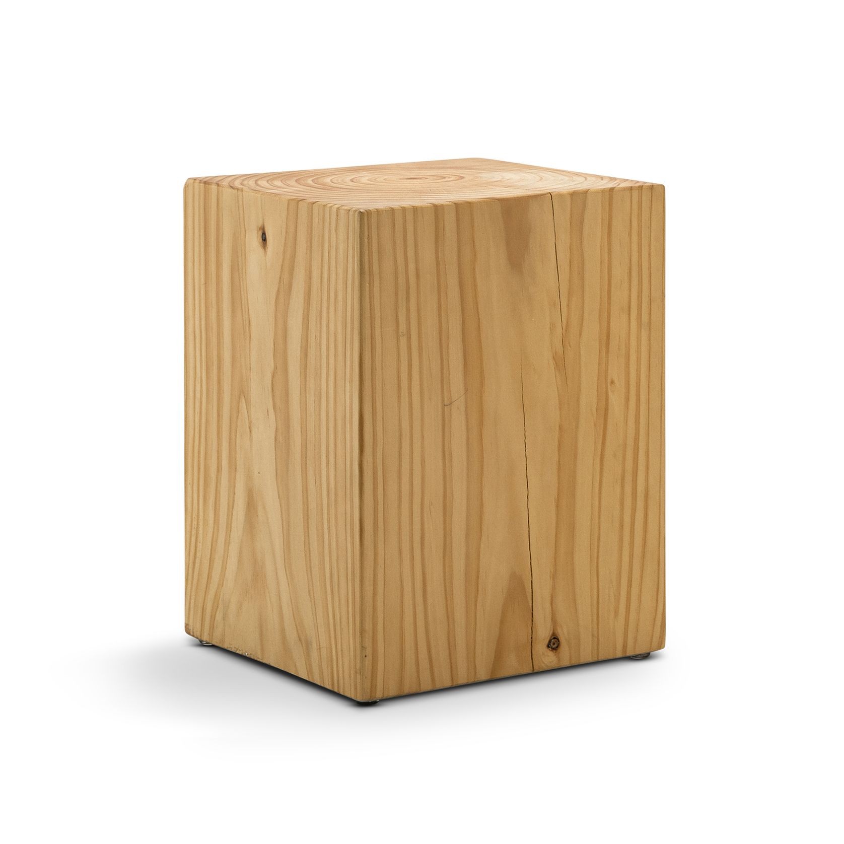 Blok Square Stump Stool | Natural gallery detail image