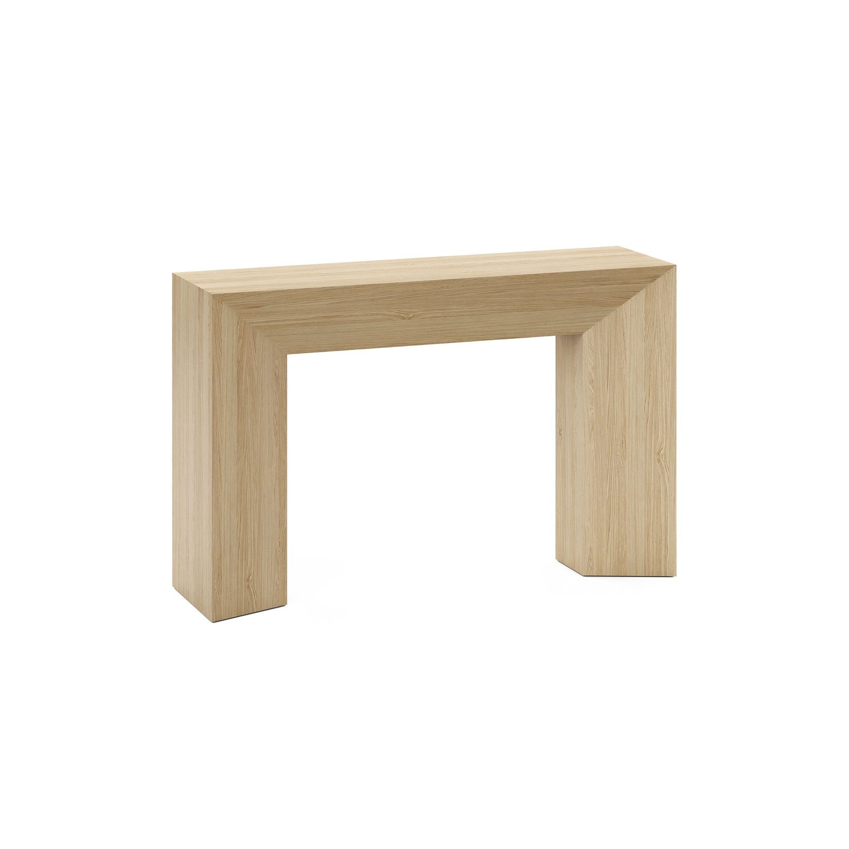 Edje 140cm Oak Tall Console Table | Natural gallery detail image