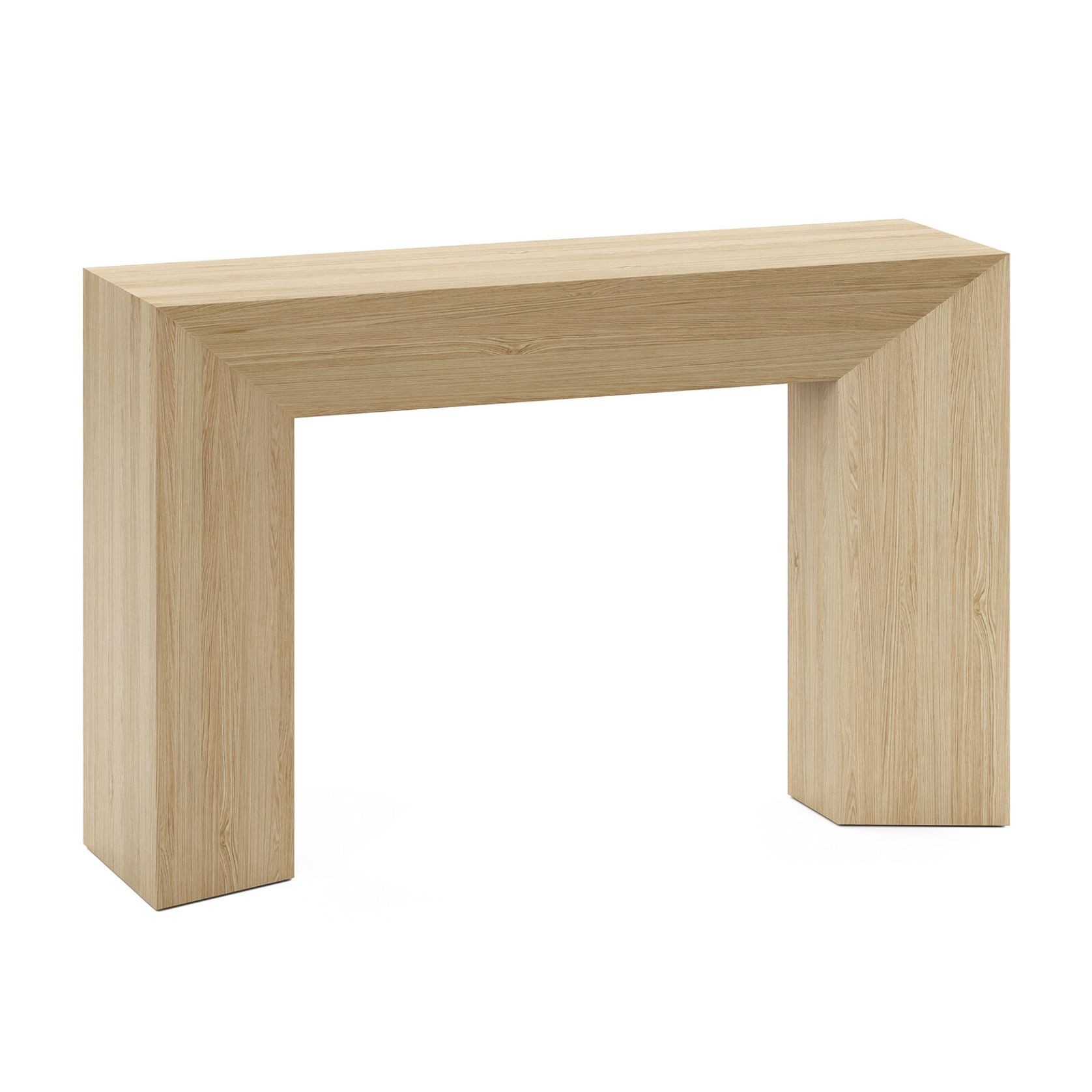 Edje 140cm Oak Tall Console Table | Natural gallery detail image