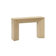 Edje 140cm Oak Tall Console Table | Natural gallery detail image