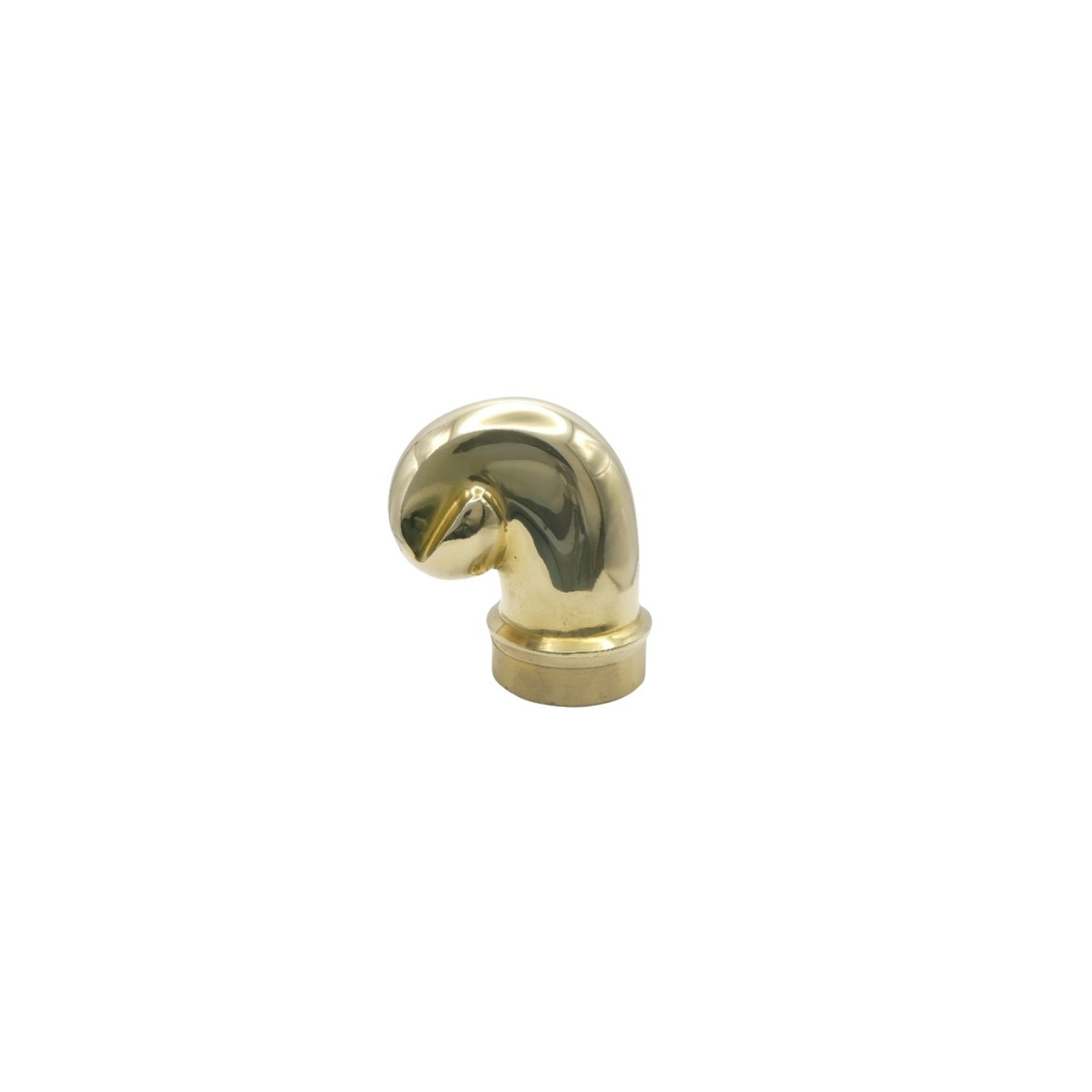 717 Brass End Swirl gallery detail image